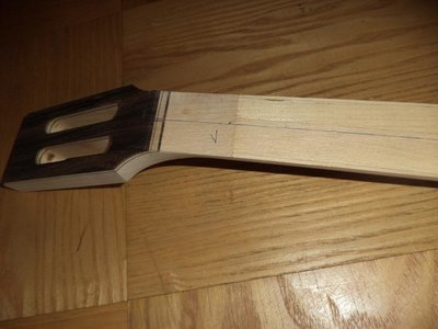 Środek świerk  oklejony rynną klonową