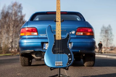 Lakierowanie Starego Greco w kolor mojego samochodu &quot;555 rally blue&quot;